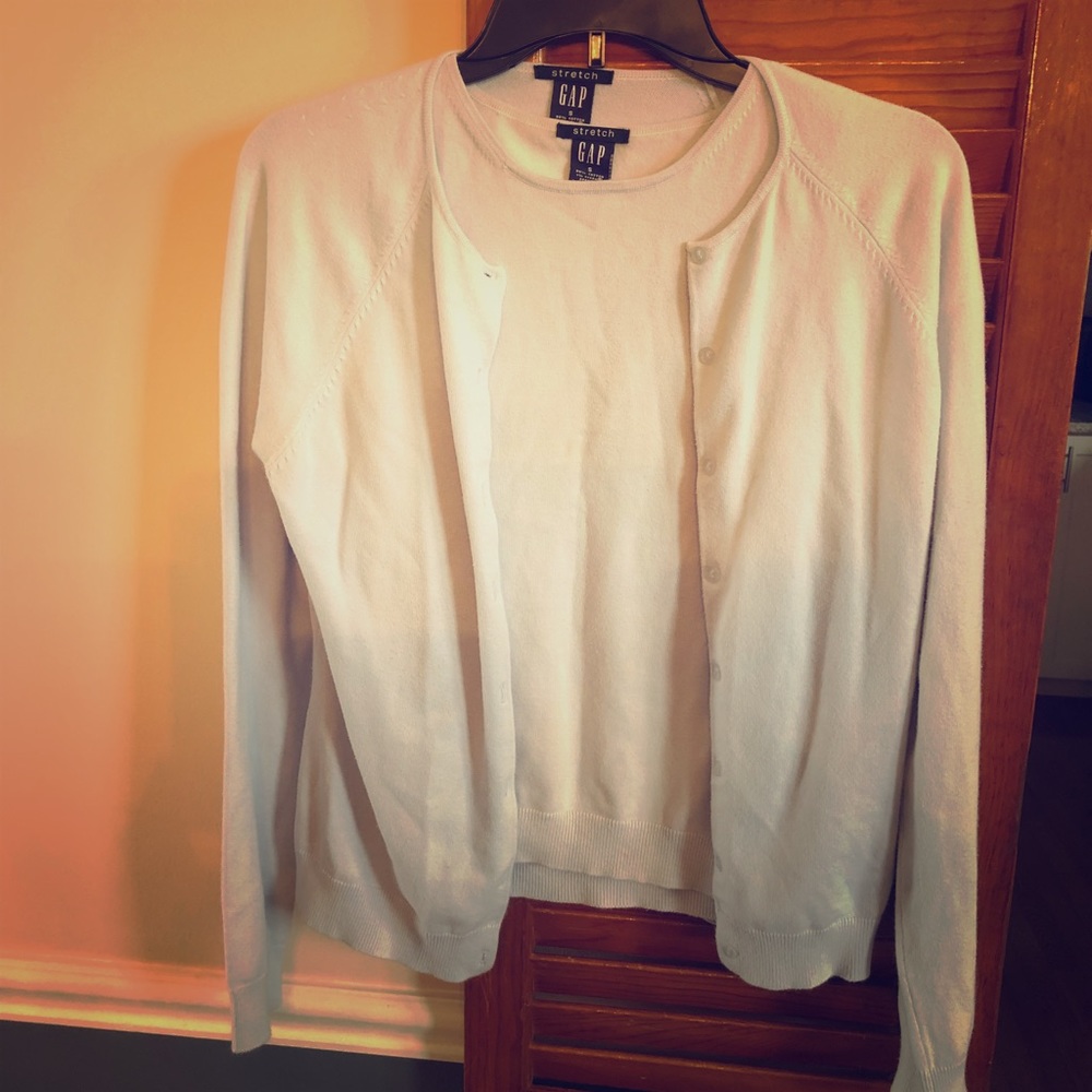 GAP 2 piece, Sweater set! Pale Blue, Size Small